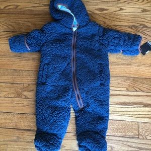 Ben Sherman baby Sherpa snowsuit 6/9 month *NEW